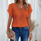 Pascaline — Crochet Top for Women with Short Sleeves (3)