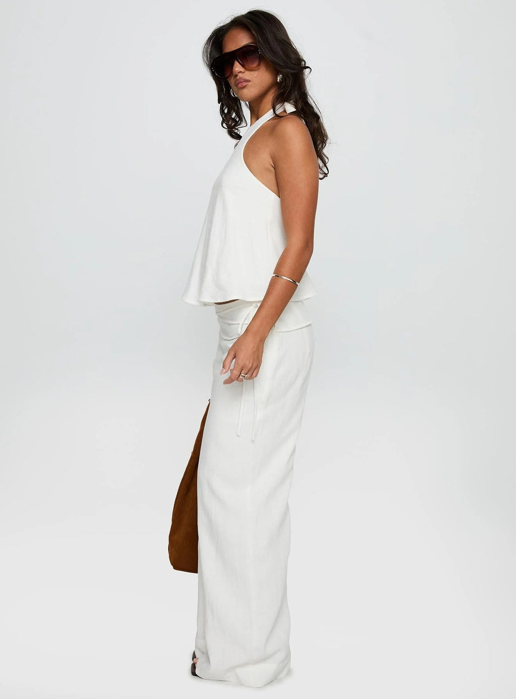 Pauline — Linen Blend Wide Leg Pants for Women with Tie Waist (3)