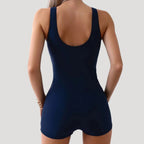 Solene — Modest One Piece Swimsuit for Women with Built In Shorts (4)