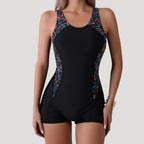 Solene — Modest One Piece Swimsuit for Women with Built In Shorts (5)