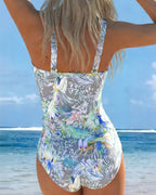 Tiphaine — Tropical Print One Piece Swimsuit for Women (4)