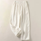 Valerie — Cotton Linen Pants for Women with Elastic Waist and Pockets (7)