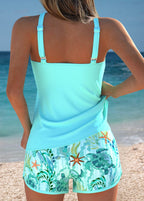 Zoe — Loose Tankini Top Set for Women with Printed Shorts (2)