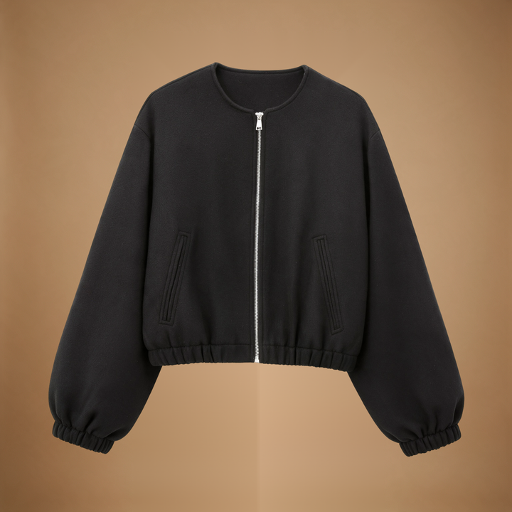 Adeline | Soft Zip-Up Bomber Jacket for Women