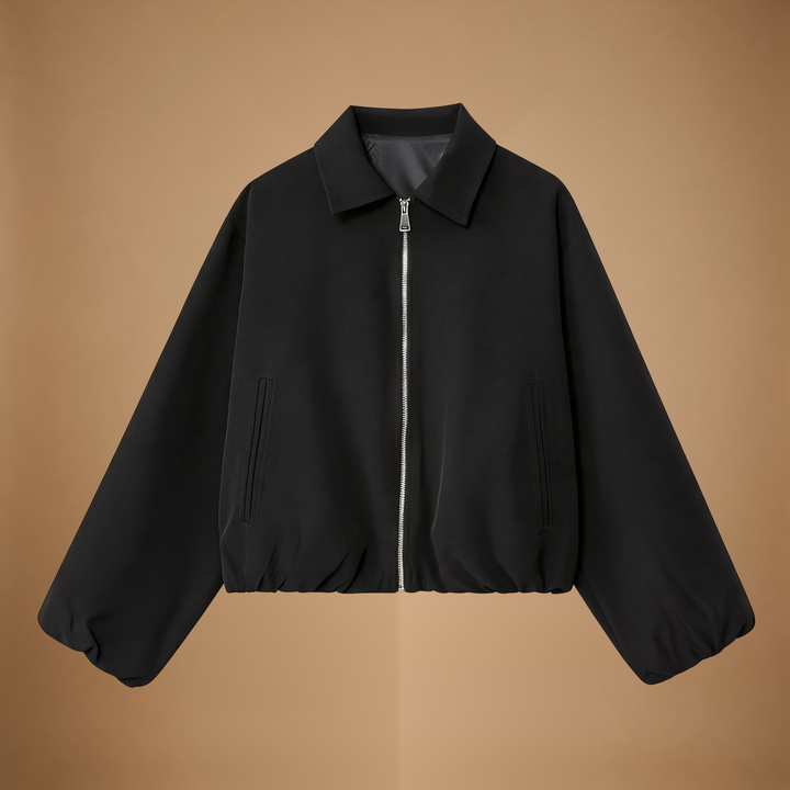 Elodie | Cropped Varsity Bomber Jacket for Women