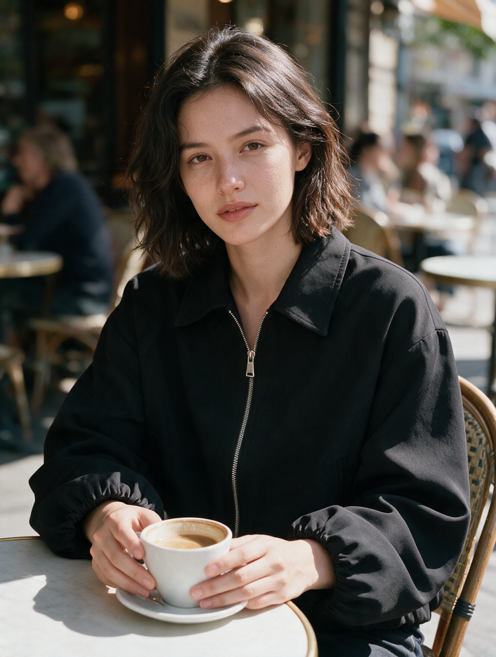 Elodie | Cropped Varsity Bomber Jacket for Women